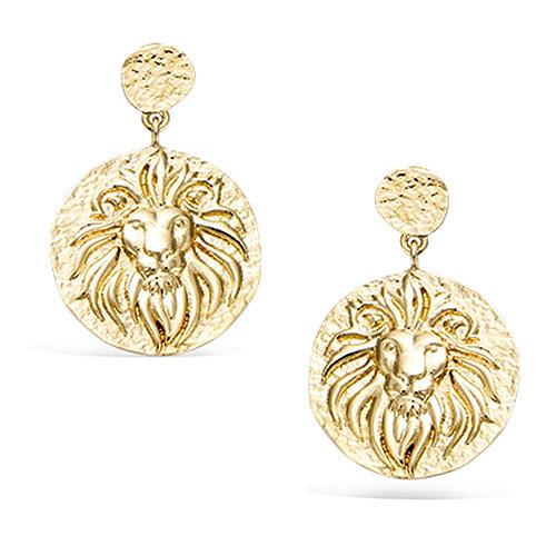 Boucle d'oreille LION