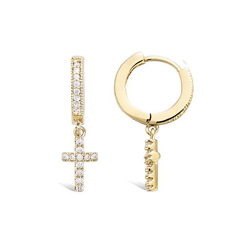 Boucle d'oreille CROSS